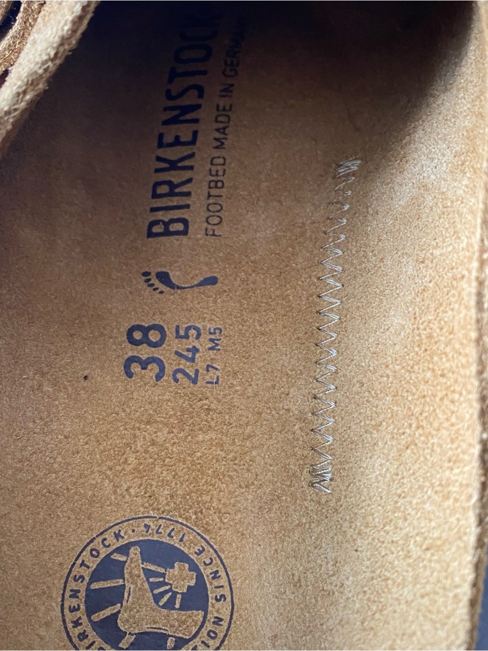 Birkenstock Corduroy Mule Clogs in Mustard - Picture 6 of 8
